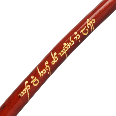 Shire Pipes Cherry Wood Hand Pipe with Engraved Script - LOTR Collector's Edition