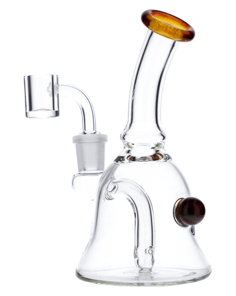 Quartz Banger Dab Rig by Valiant Distribution, Beaker Design with Glass on Glass Joint
