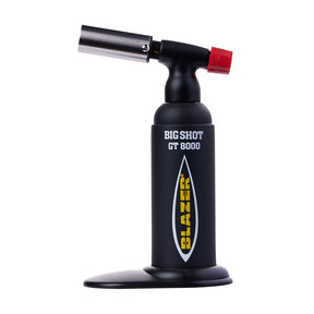 Blazer Big-Shot Torch GT 8000 in Black - High-Power Flame for Dab Rigs, Front View
