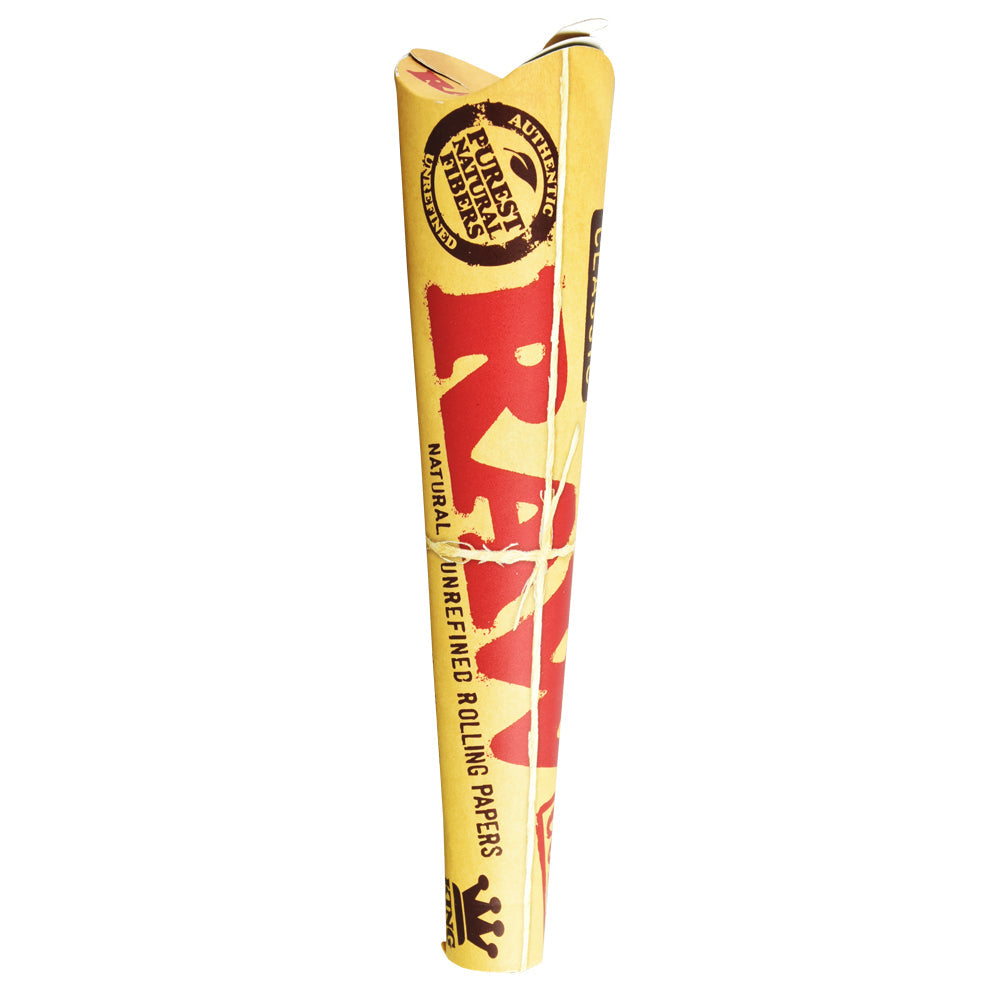RAW Classic Pre-Rolled Cones 3-Pack Kingsize Display Side View