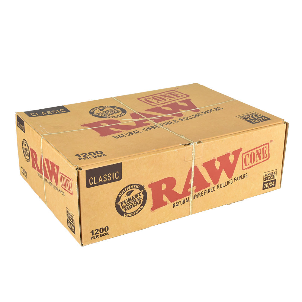 RAW Classic Single Size Bulk Cones - 1200 Pack