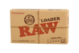 RAW Cone Loader packaging for Lean & 1 1/4" Size Cones, front view on white background