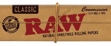 RAW Connoisseur 1 1/4" Rolling Papers with Tips, Hemp Material, 24 Pack - Front View