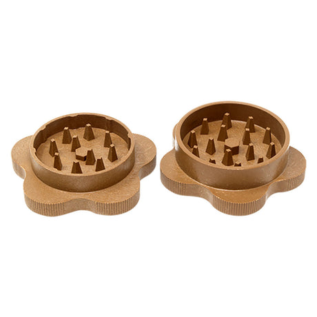 RAW Gripper Grinder 12 Pack - Hemp Material, 2.5" Diameter, Portable, Assorted Colors