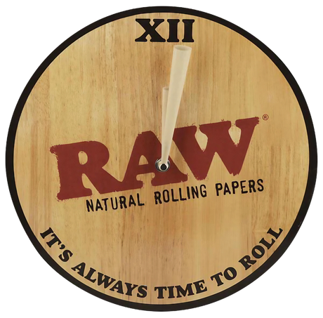 RAW Rustic Wooden Wall Clock