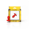 Honeybee Herb Red Balloon Top Vortex Carb Cap for Dab Rigs, Front View on Packaging