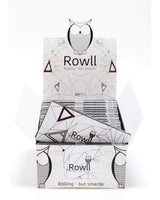 Rowll Rolling Papers Kit front view, 20 pack, compact and portable with smart closing design