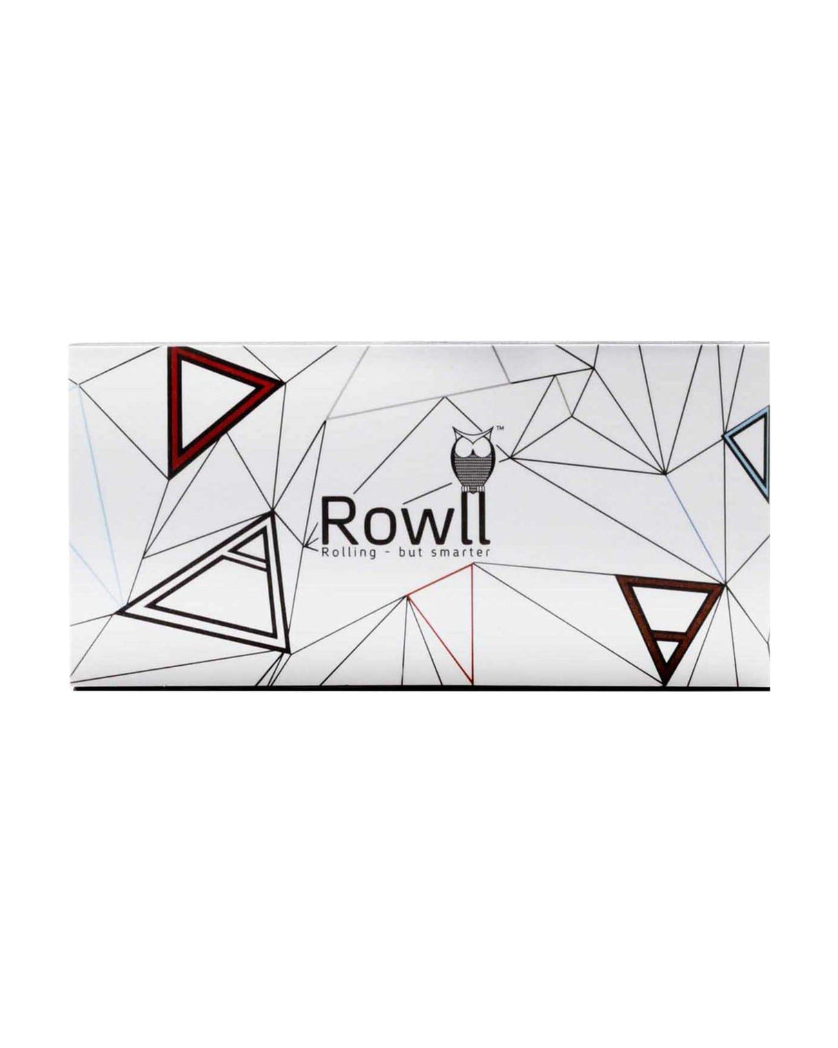 Rowll Rolling Papers Kit Front View - Compact, Portable Design with Card Grinder