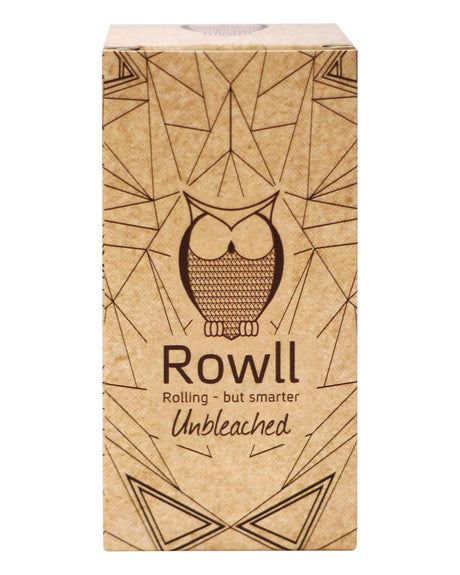 Rowll Rolling Kit 5 Pack - Front View of Unbleached Rolling Papers with Closable Design