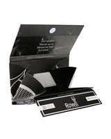 Rowll Rolling Kit for Dry Herbs, Compact Black Design with Card Grinder, Portable and Closable