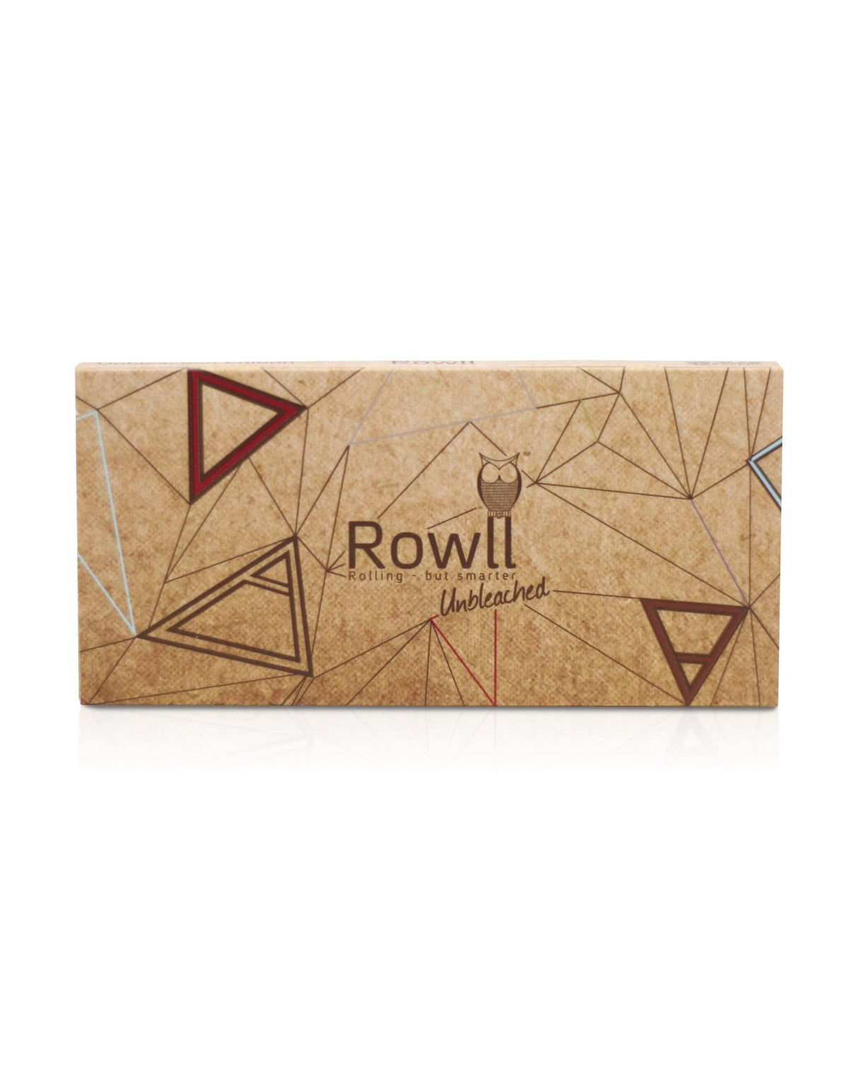Rowll Rolling Kit front view, featuring unbleached papers and compact card grinder, portable design