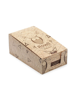 Rowll Rolling Kit with Papers and Grinder, Compact and Portable, Unbleached Material, Brown, Side View