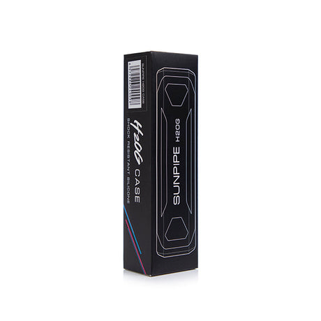 Sunpipe H2OG Silicone Travel Case packaging, side view, shock resistant design
