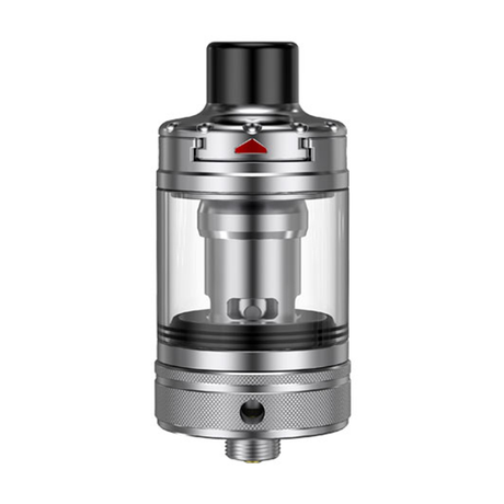 Aspire Nautilus 3 Tank in Stainless Steel with Adjustable Airflow, Slide Top-Fill, Front View