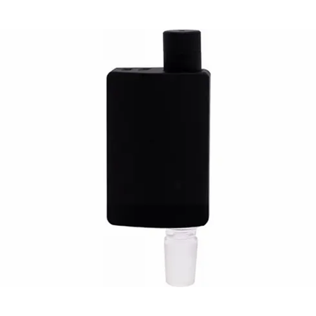 KandyPens Session Vaporizer in Black - Front View with Glass Attachment