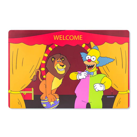 PILOT DIARY Silicone Dab Mat with Lion & Clown Design, Easy to Clean, Non-Stick Surface