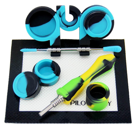 PILOT DIARY Mini Honey Straw Dab Kit with Accessories on White Background