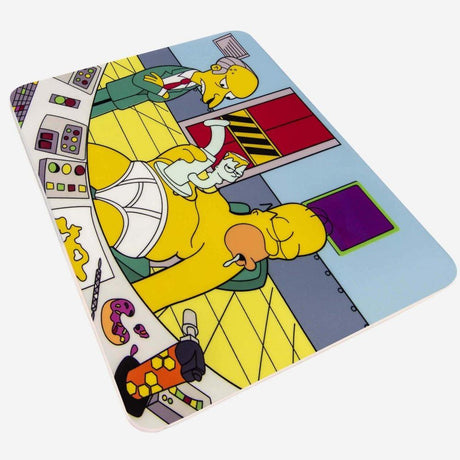 PILOT DIARY Silicone Dab Mat with colorful, animated design, top view on white background