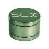 SLX Ceramic Coated 2.2" Green Pocket Grinder, Compact 4-Part Aluminum Design, Top View