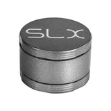 SLX Ceramic Coated 2.2" Pocket Grinder in Gray, Compact 4-Part Design, Top View