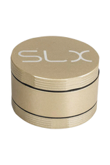 SLX Ceramic Coated 2.2" Pocket Grinder in Gold, Compact 4-Part Design for Dry Herbs