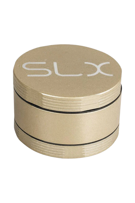 SLX Ceramic Coated 2.2" Pocket Grinder in Gold, Compact 4-Part Design for Dry Herbs