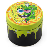 PILOT DIARY SpongeBob Grinder - Top View with Vibrant Graphics