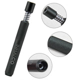 PILOT DIARY One-Hitter Pipe 3 pcs set with textured grip and detachable spring, close-up views