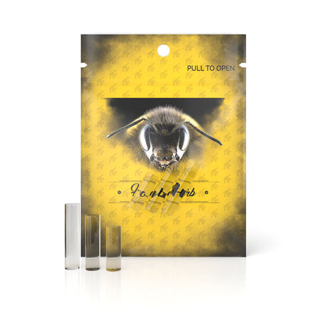 Honeybee Herb Solid Quartz Pillars 3-Pack, Front View on Branded Package