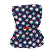 StonerDays 3D Trees Neck Gaiter in Polyester with Leaf Patterns, Front View