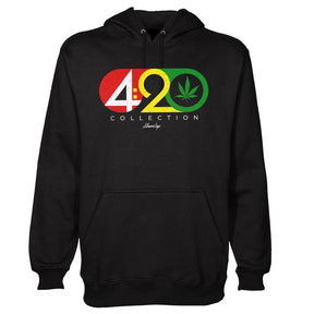 StonerDays 420 Collection Men's Black Cotton Hoodie - Front View