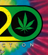 StonerDays 420 Collection T-Shirt with vibrant tie-dye design and cannabis leaf logo