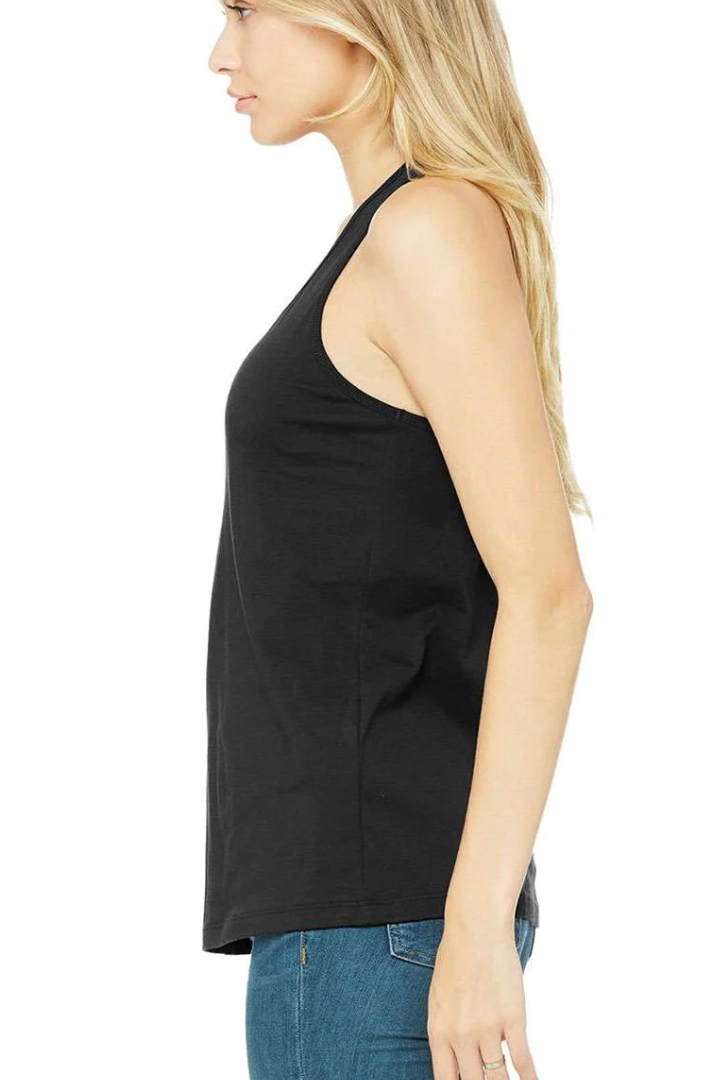 StonerDays 420 Collection Women's Racerback in Black - Side View