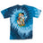 StonerDays Be Mine Tie Dye T-Shirt in Blue, Front View on White Background