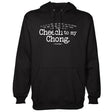 StonerDays Cheech To My Chong Men's Black Hoodie front view on white background