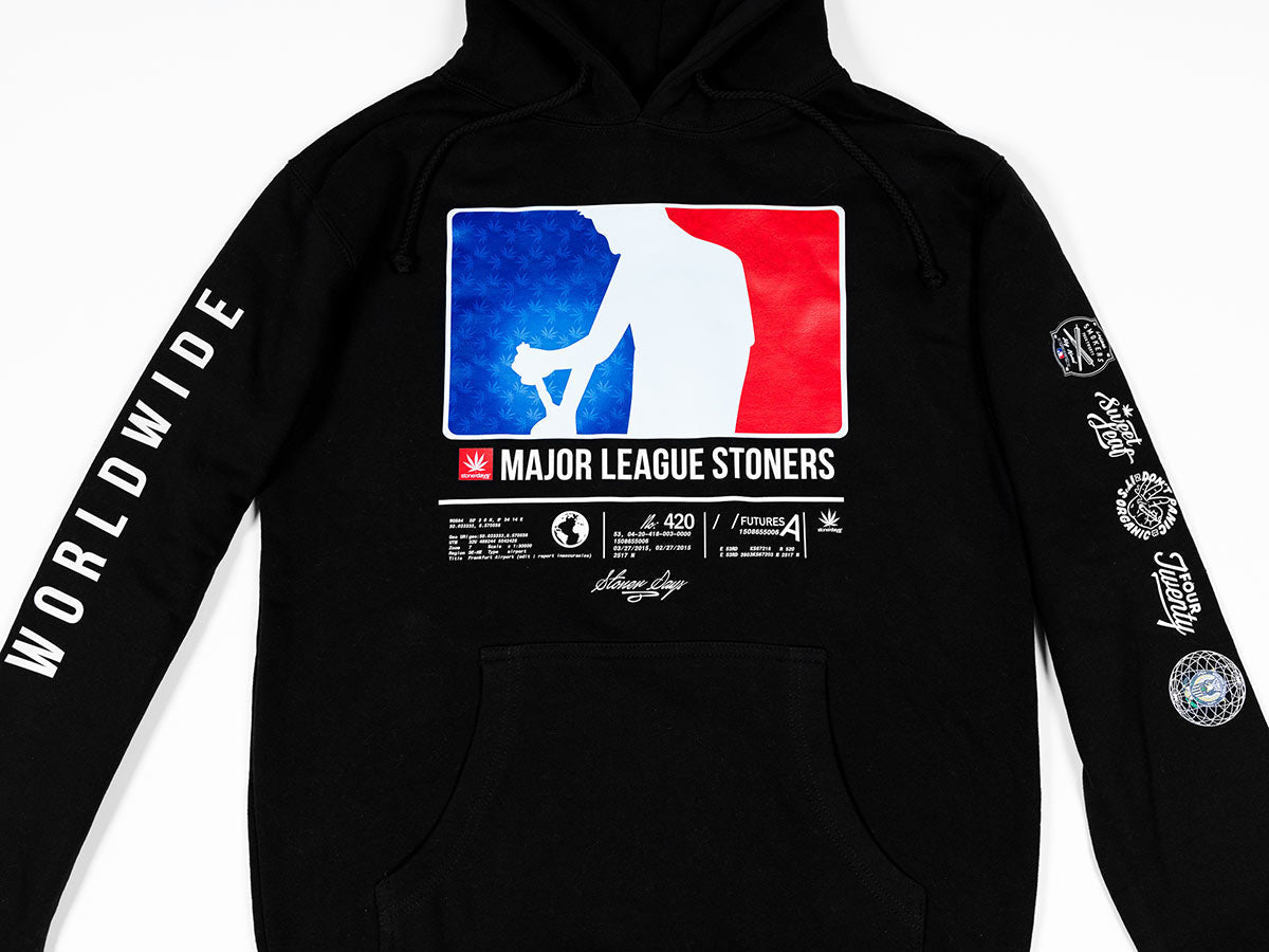 StonerDays Customized Mls All Stars Hoodie with graphic back print, size 2X Large