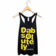 StonerDays Dabsolutely Women's Racerback Tank Top in Black, Sizes S-XXL