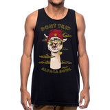 StonerDays Don't Trip Alpaca Bowl Tank top on model, front view, sizes S to 3XL