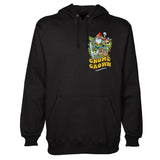 StonerDays Gnome Grown Hoodie in green, front view on seamless white background