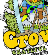 StonerDays Gnome Grown White Tee close-up graphic with vibrant colors on cotton