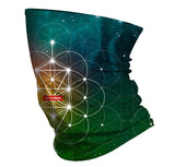 StonerDays Golden Ratio Face Gaiter in Polyester, Front View on White Background