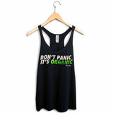 StonerDays Greenz Panther Women's Racerback Tank Top in Rasta Colors on Hanger