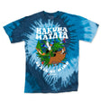 StonerDays Hakuna Matata blue tie-dye t-shirt with vibrant front print, available in S to 3XL