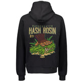 StonerDays Hash Rosin Hoodie for Men, Cotton, Back View with Graphic Design