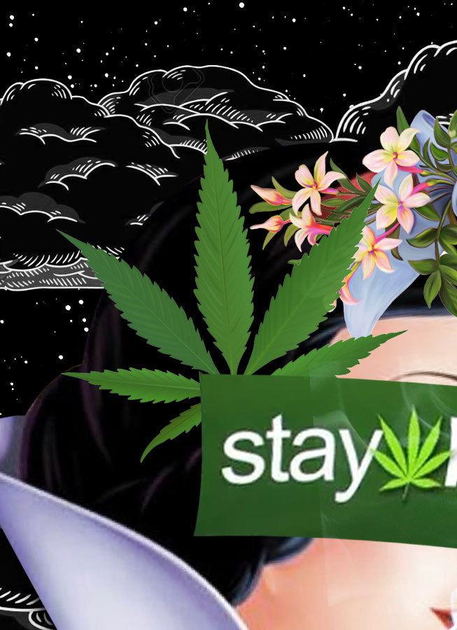 StonerDays Highest One Of All Long Sleeve Shirt with Cannabis Leaf Design
