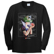 StonerDays Highest One Of All Long Sleeve shirt in black, front view, with vibrant graphic design