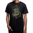 StonerDays Hsom Evergreen T-Shirt front view on male model, sizes S to 3XL, cotton blend