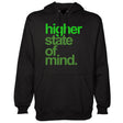 StonerDays Hsom Green Hoodie front view, with bold statement print, sizes S-XXL