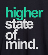 Close-up of StonerDays Hsom Real Deal Teal T-Shirt with inspirational text design