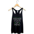 StonerDays Hsom Ugly Women's Racerback Tank Top, Black with Green Print, Sizes S-XXL